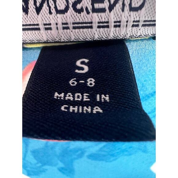 Lands’ End Swim Cover Oversized Tropical Floral with Boho Flare Sheer Size Small - Picture 5 of 6